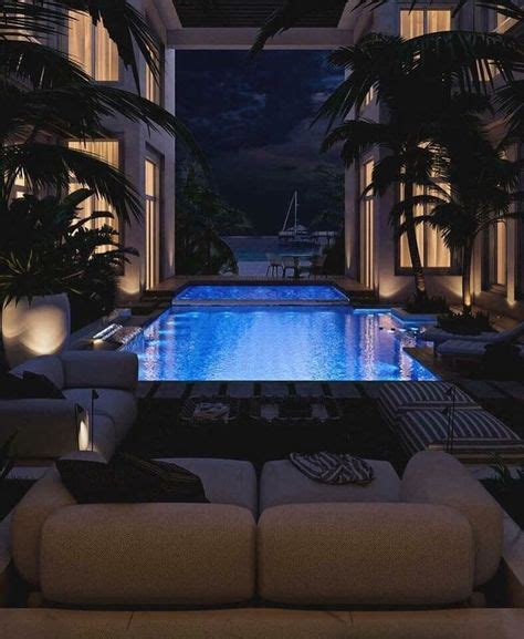 Swimming Pool Luxury Garden Luxury Penthouse