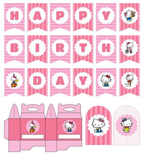 Hello Kitty Birthday 10 Free Pdf Printables Printablee