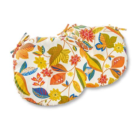 Bohemian soft round chair cushion pad garden patio home floor kitchen office seat cushion outdoor bistro seat cushion, set of 2 3.6 out of 5 stars 39 $20.49 $ 20. Greendale Home Fashions Esprit 15'' Outdoor Bistro Chair Cushion, Set of 2 - Walmart.com ...