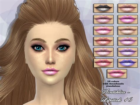 Lipstick 16 By Sintiklia At Tsr Sims 4 Updates