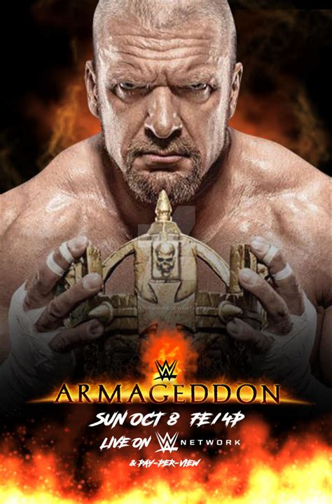 WWE Armageddon 2017 Poster by LunaticDesigner on DeviantArt