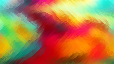 Download Wallpaper 2048x1152 Colorful Blurred Paint