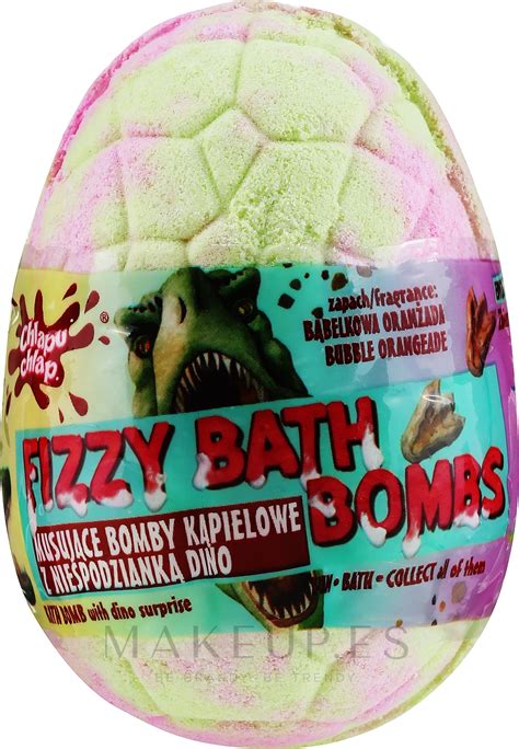 Chlapu Chlap Dino Bubble Orangeade Fizzy Bath Bombs Bomba De Baño Con