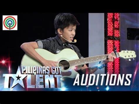 Pilipinas Got Talent Season Auditions Kurt Espiritu Singer With Guitar Pilipinas Got