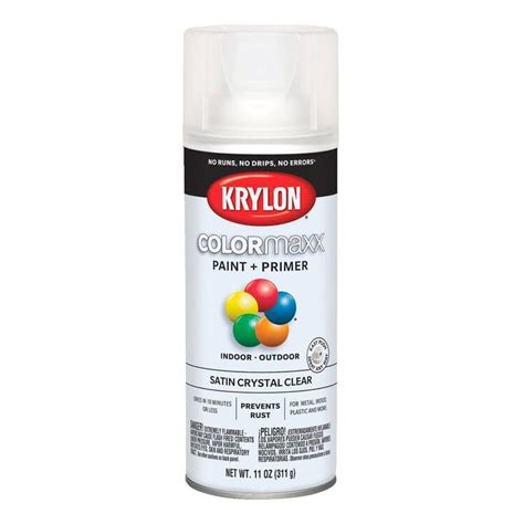 Krylon Colourmax Spray Satin Crystal Clear