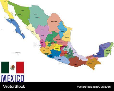 Mexico States And Capitals Map Uno