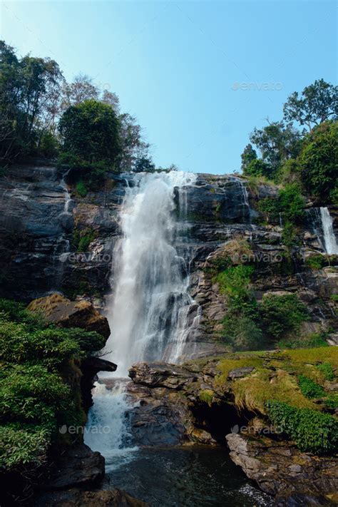 Wachirathan Waterfall At Doi Inthanon National Park Stock Photo By