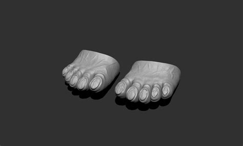 Stl File Chewbacca Toes Feet Cosplay 🦶・3d Printable Design To Download・cults