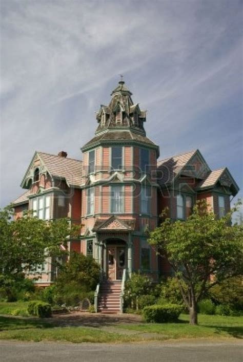 This shadow is due to the gap between the flat vertical plane of the window and the curvilinear walls of the turret. victorian house turret - Google Search | Dollhouses ...