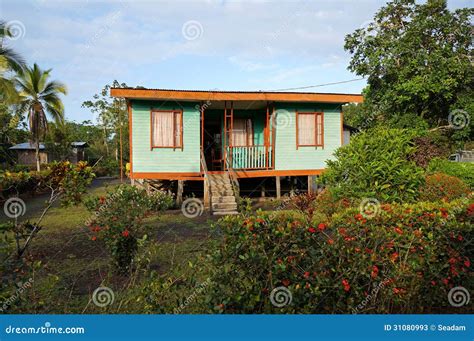 Caribbean House In Costa Rica Stock Photos Image