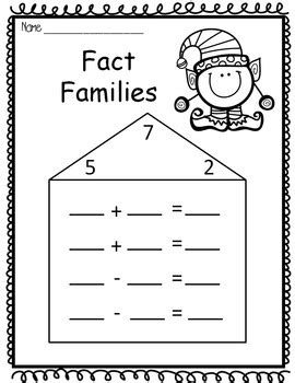 The learning in this challenge involves using adding and reasoning to try to satisfy all the criteria given. Christmas & Winter- Math Worksheets for 1st Grade- No Prep ...