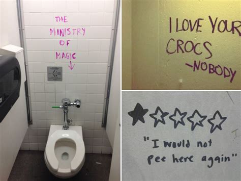 Gallery Of Hilarious Toilet Graffiti