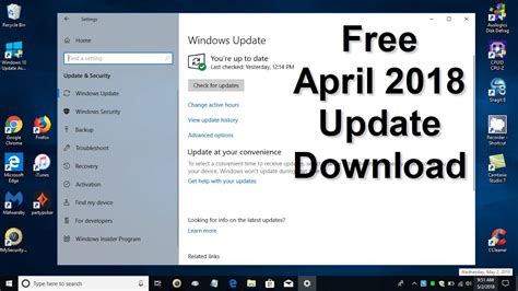 How To Download Windows 10 Update April 2018 And Windows 10 Spring