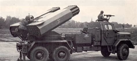 Lars Sf 1 Light Multiple Rocket Launcher System Artillery German Army
