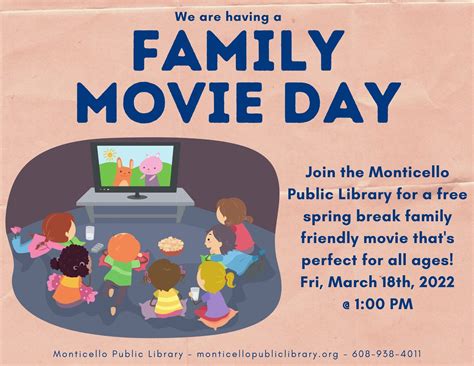 Family Movie | Monticello Public Library