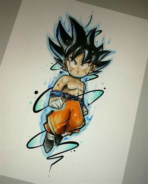 Artist Itsbirdy Dragon Ball Dibujo De Goku Goku Dibujo A Lapiz Porn