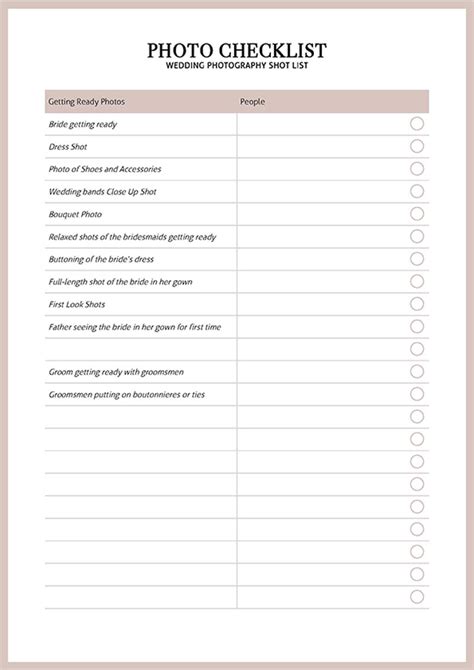 Free Shot List Templates For Production Word Pdf