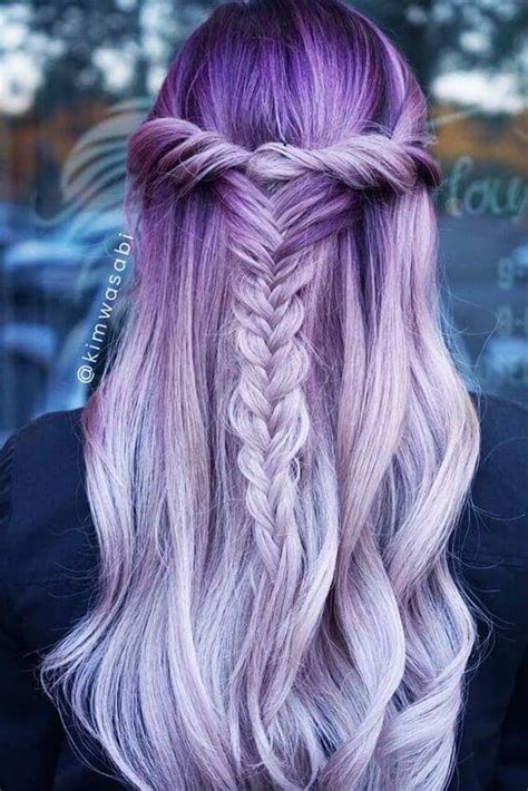 I have dark brown hair and want to dye it a dark purple and some people. 50 Magical Ways to Style Mermaid Hair for Every Hair Type