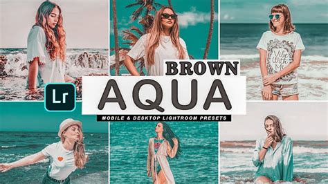 A nice thing about this this free lightroom preset works well in a variety of scenarios. Aqua & Brown - Lightroom Mobile Tutorial / Lightroom Free ...