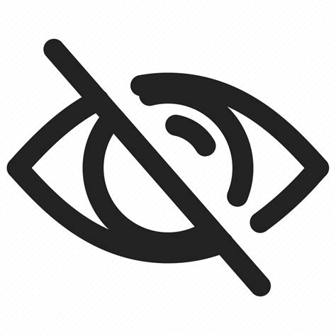 Eye Hide Invisible Icon Download On Iconfinder