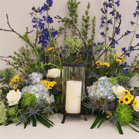 Meadow Forest Urn Flower Arrangement in Olympia, WA | Specialty Floral