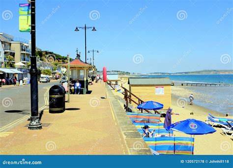 Seafront Shanklin Isle Of Wight Uk Editorial Stock Photo Image Of