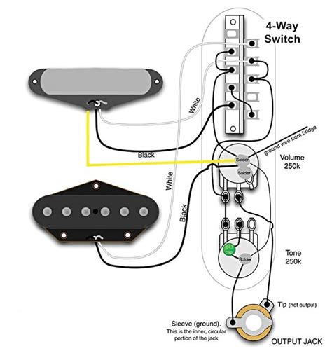 Telecaster 4 Way Switch Wiring Diagram Cochic