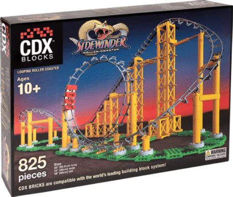 Cdx Blocks Sidewinder 825 Pieces Building Brick Set