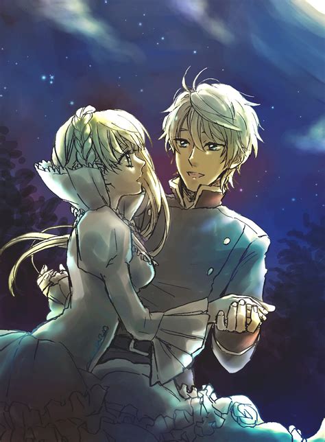 Slaine Troyard And Asseylum Vers Allusia Aldnoah Zero Drawn By Kiku