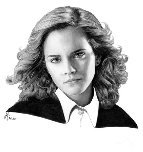 Emma Watson Drawing Drawing By Murphy Art Elliott Pixels Merch