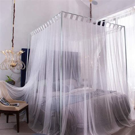 Classic And Romantic Mosquito Net White Bedroom Design Bed Interior Mosquito Net Bed