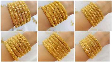 Latest Simple Gold Bangles Designs Youtube