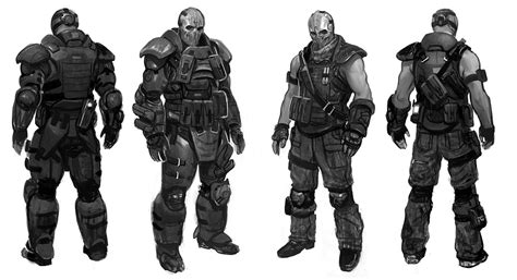 Army Of Two Concept Art Characters Concept Art