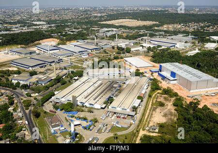 Aerial View Of The City Of Manaus Industrial District Stock Photo Alamy