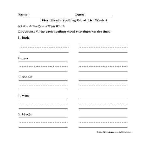 Content By Subject Worksheets Spelling Worksheets