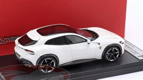 143 Looksmart 2022 Ferrari Purosangue White Car Model