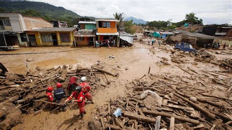 Colombia Landslide Search Resumes As Death Toll Revised Back Up To More