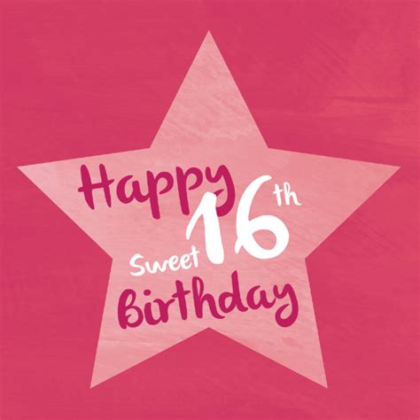 Sweet 16 Verjaardagskaart Verjaardagskaarten Kaartje2go