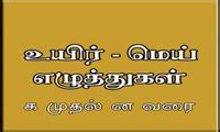 How many letters are in tamil ezhuthukal? TEACHING TOOLS - Mei Eluthukkal, UyirMei Eluthukkal - I, Etc,.