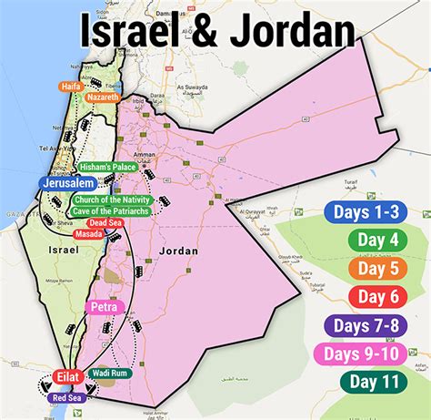 Atlas Gipfel Magnet Tourist Map Of Israel And Jordan Kamel Festnahme