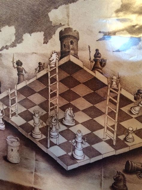 Pin By Marijke Munne On Cards In 2023 Surreal Art Chess Board