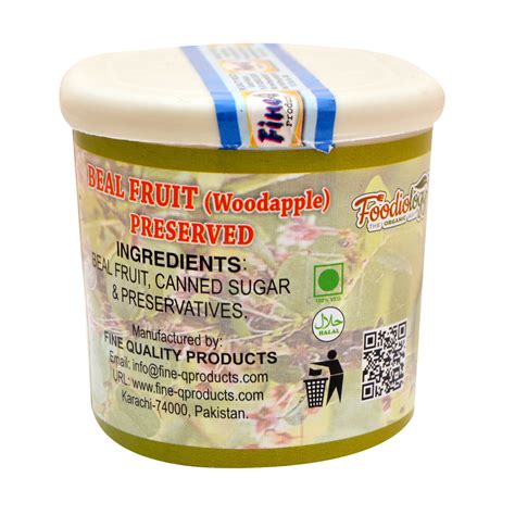 Murabba Bealgiri Woodapple Preserve 225grams Fine Q Products