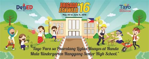 Brigada Eskwela A Long Term Community Investment Deped Division Of