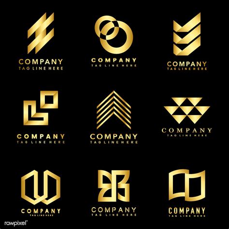 Corporate Business Logo Set Royalty Free Stock Illustration 495803