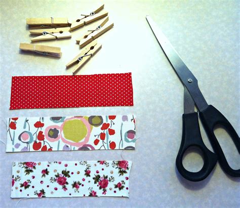 Lovenote Crafts Springy Fabric Tape Clothespins