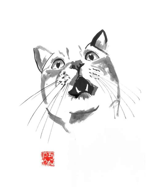 Hunger Drawing Drawings Cat Drawing Art