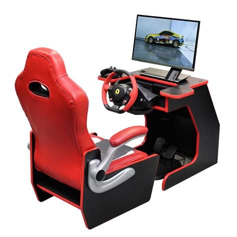 This is our racing style office chair with bucket seat''. GameCAB Racer Chair & Desk | Liberty Games