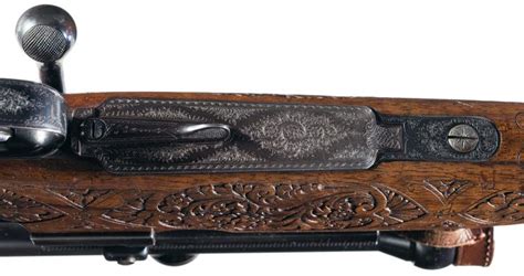 Engraved Mauser Model 98 Bolt Action Rifle With Scope