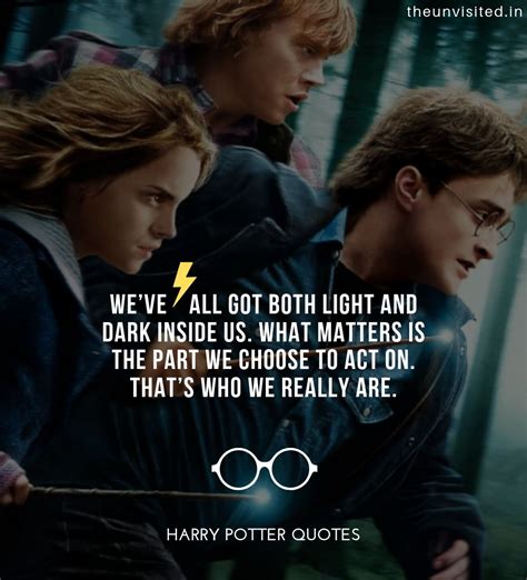 21 Harry Potter Quotes Life Love Friendship Wisdom Writings Quotes The Unvisited Quote Book
