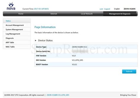 Check out your model to find out the correct details for getting into your router's admin dashboard. How to Login to the ZTE ZXHN H168N